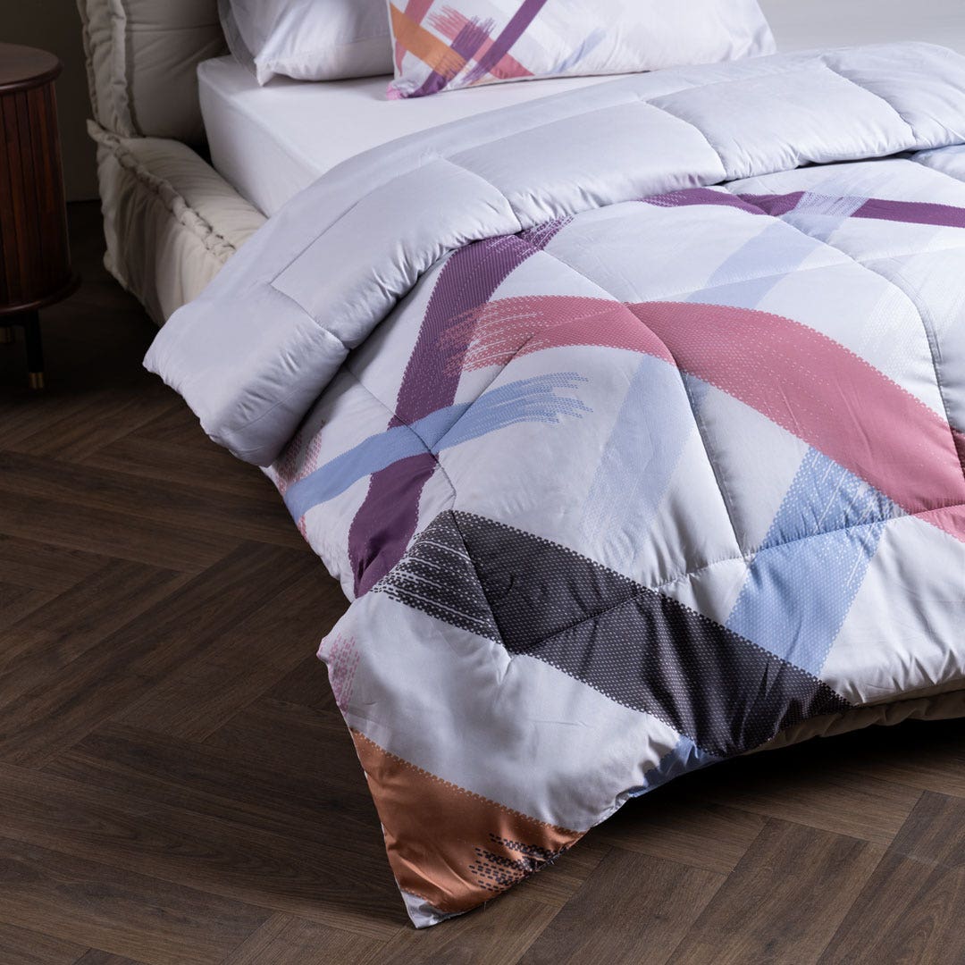 Priscilla Printed Comforter Set-135x220