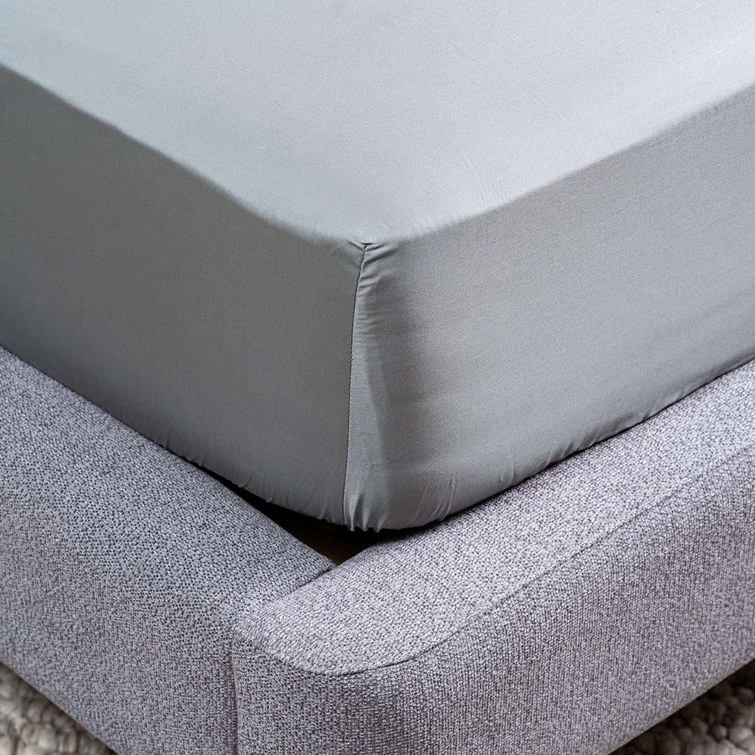 Pure Earth Fitted Sheet Sage