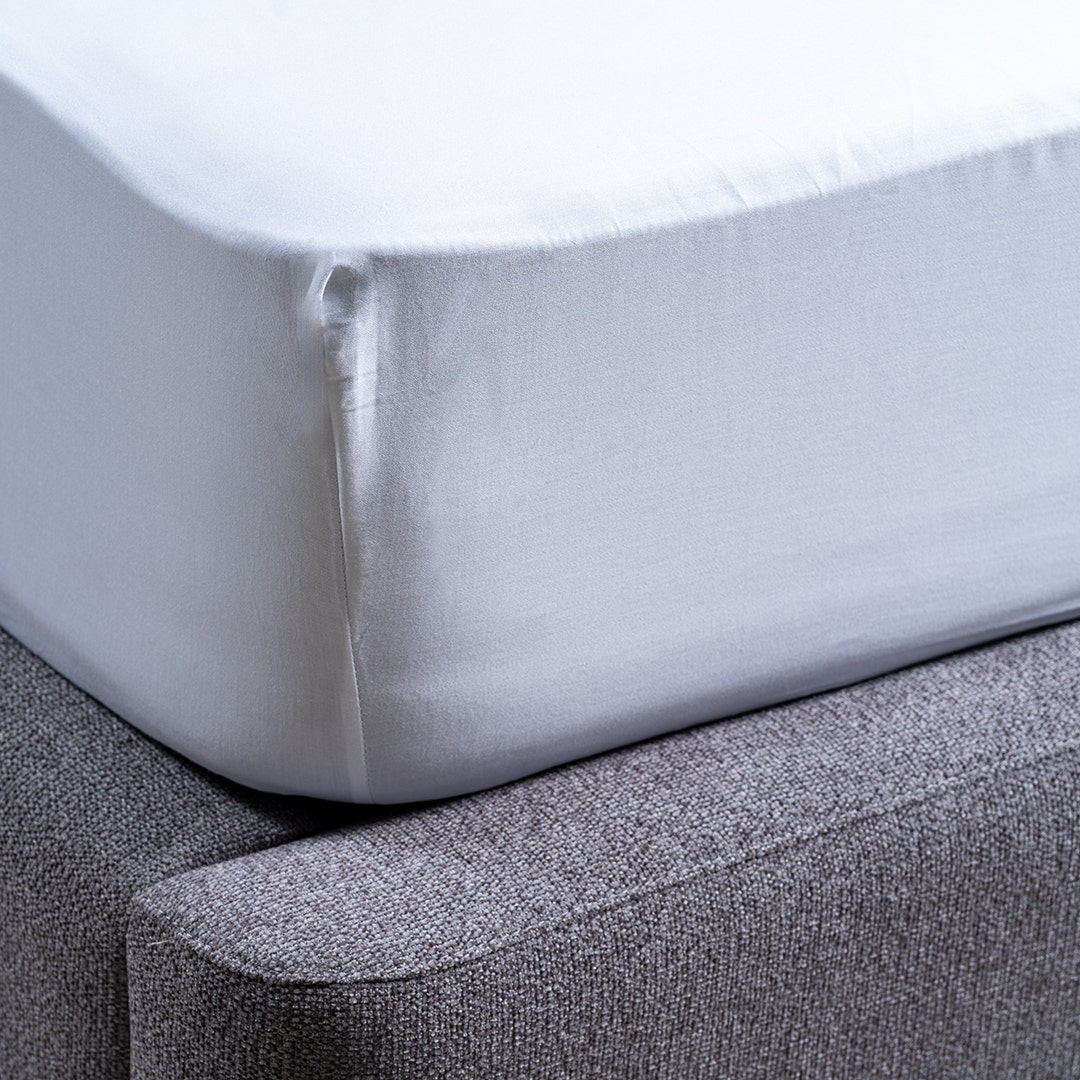 Pure Earth Fitted Sheet White