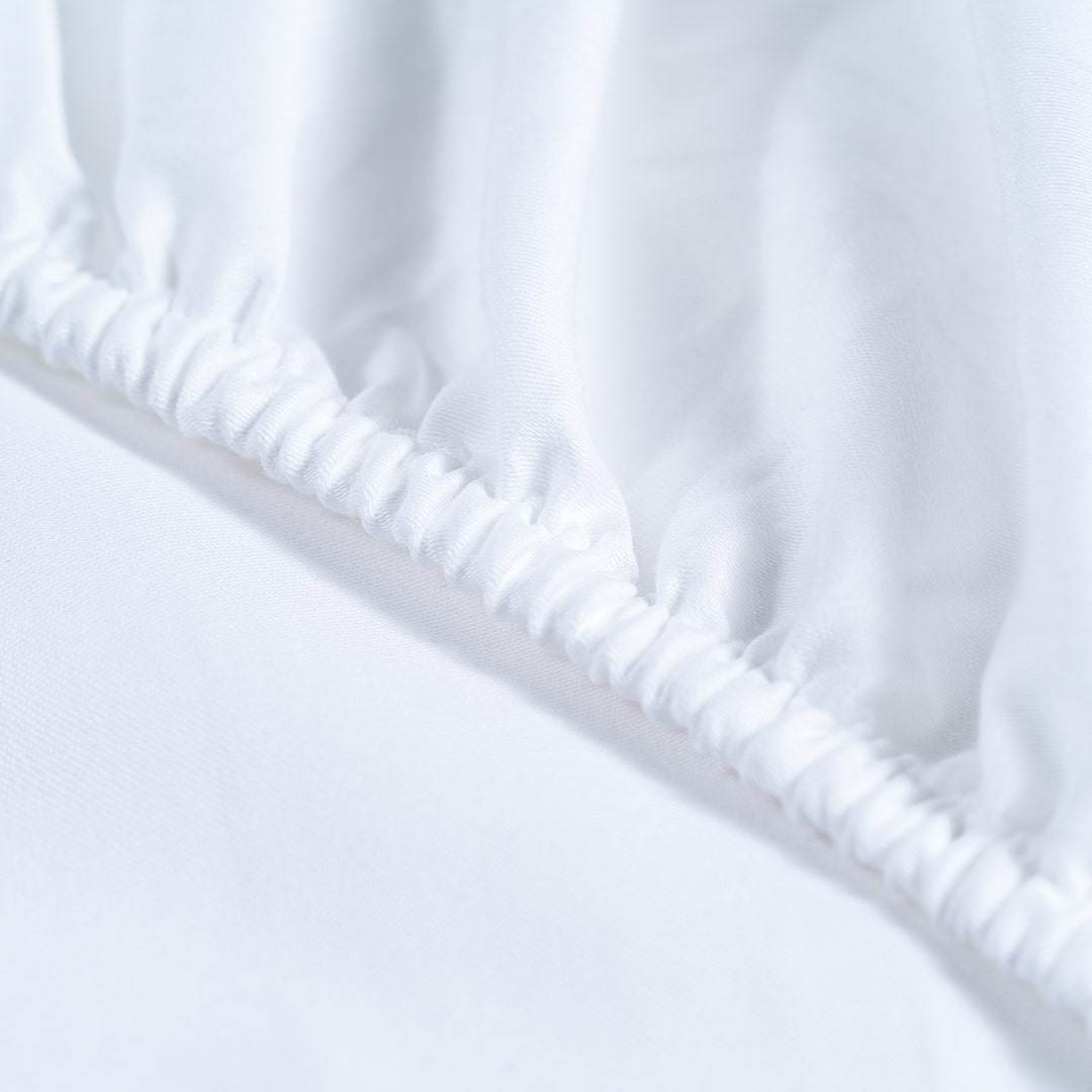 Pure Earth Fitted Sheet White