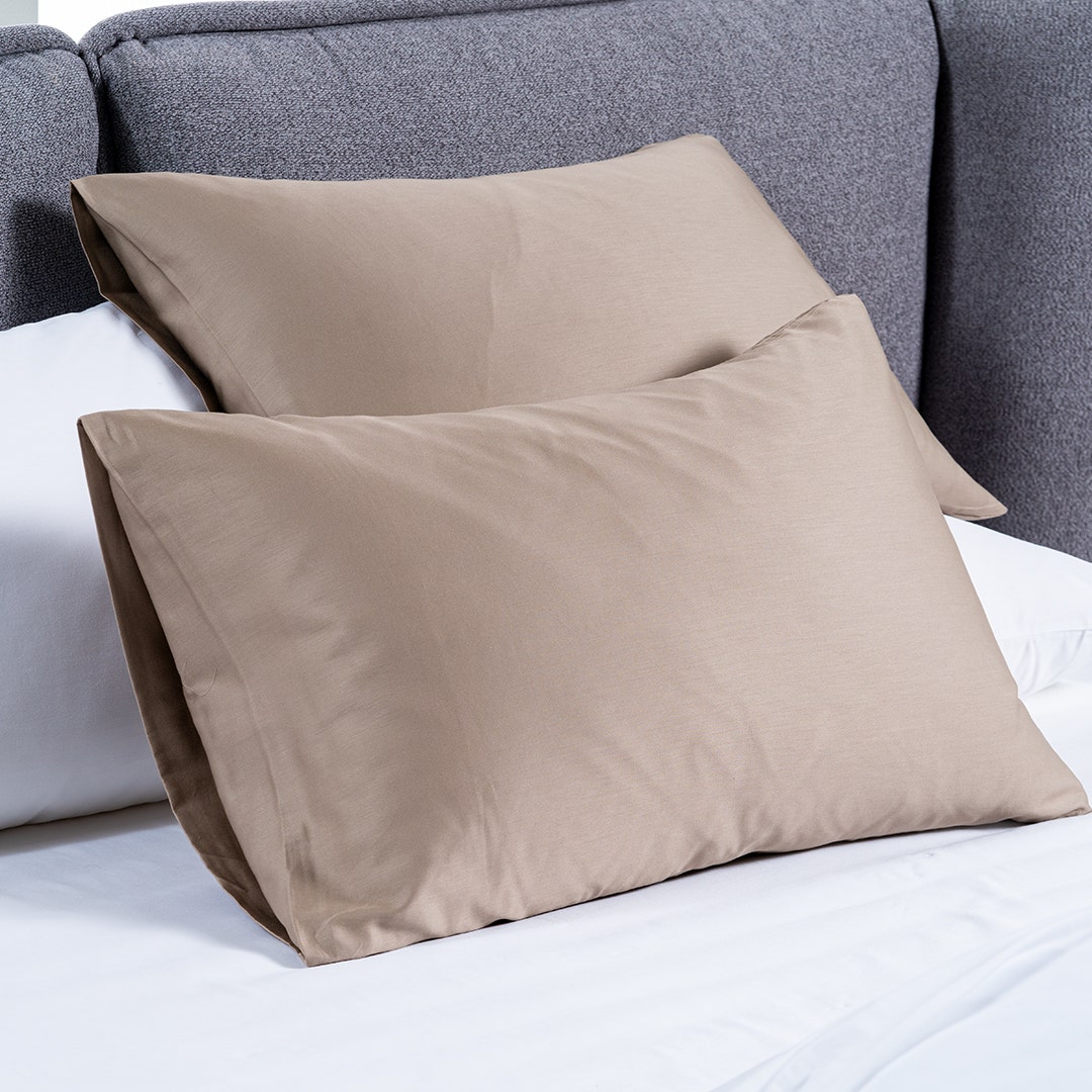 Pure Earth Pillowcase Set- P/Brown