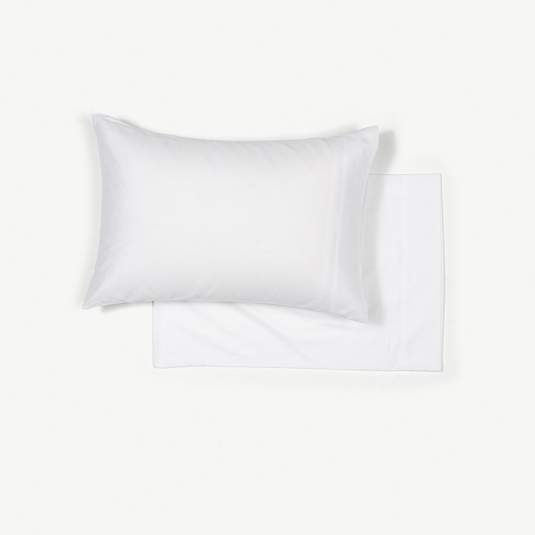 Pure Earth Pillowcase Set - White