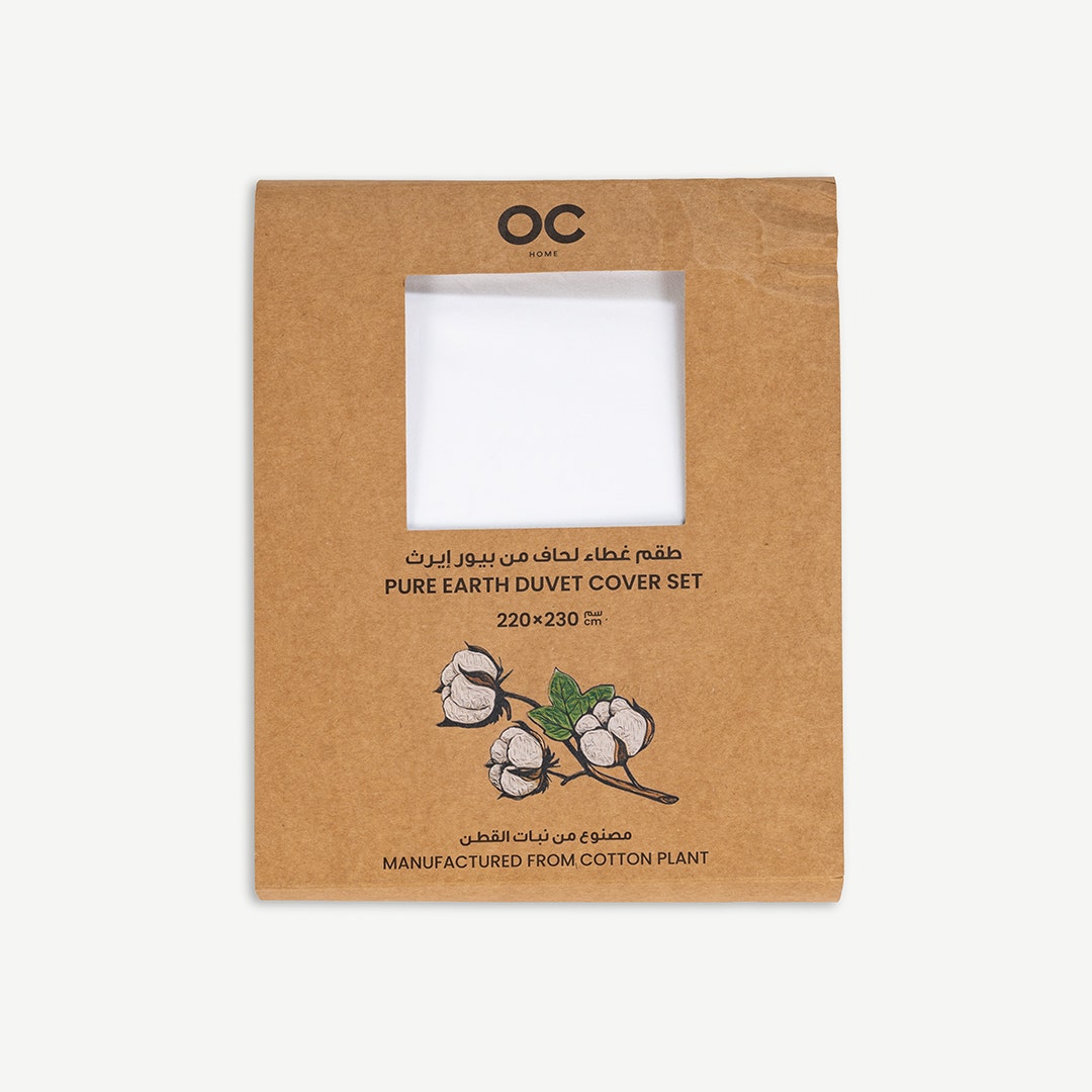 Pure-Earth D/C Set 220x230cm - White