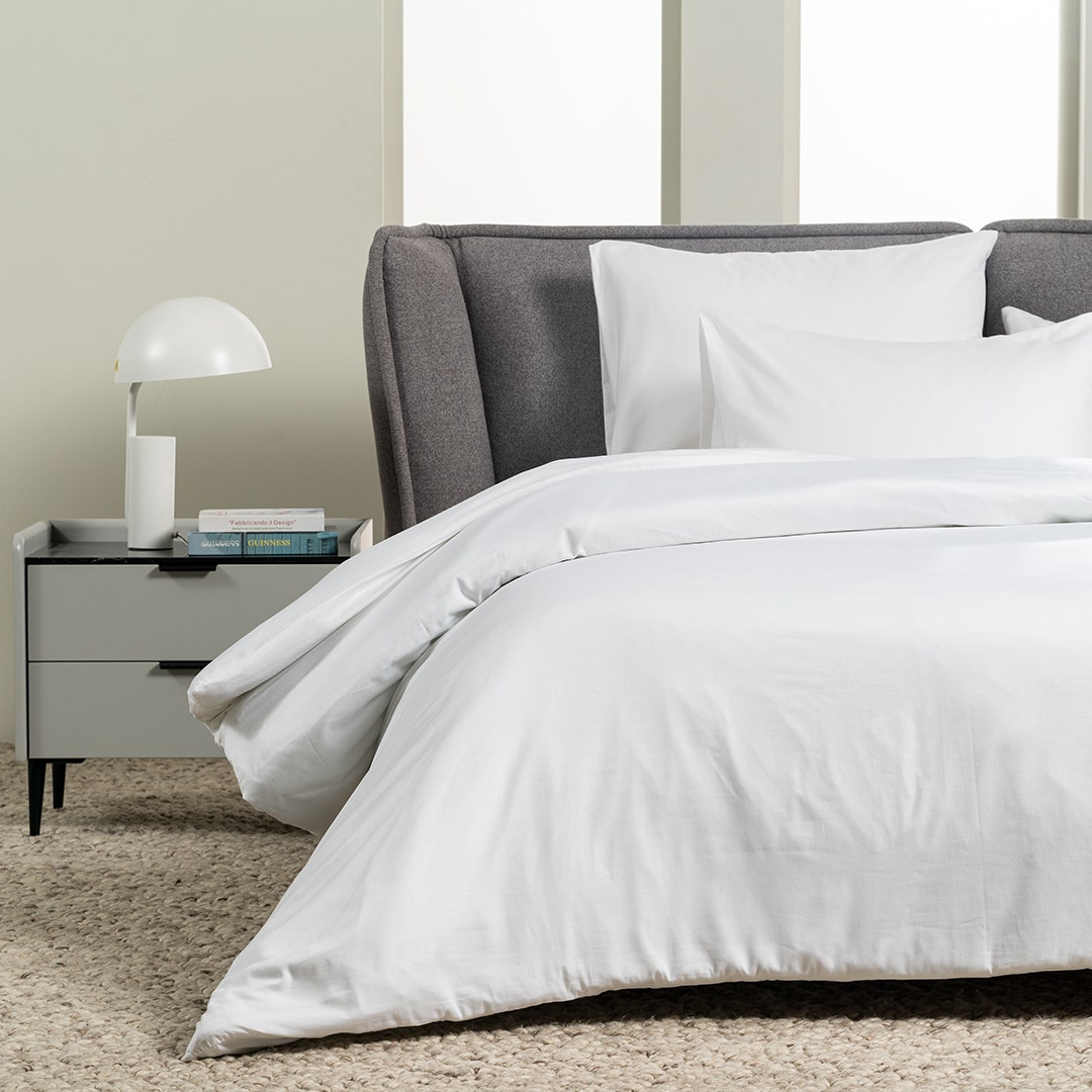 Pure Earth Duvet Cover Set White