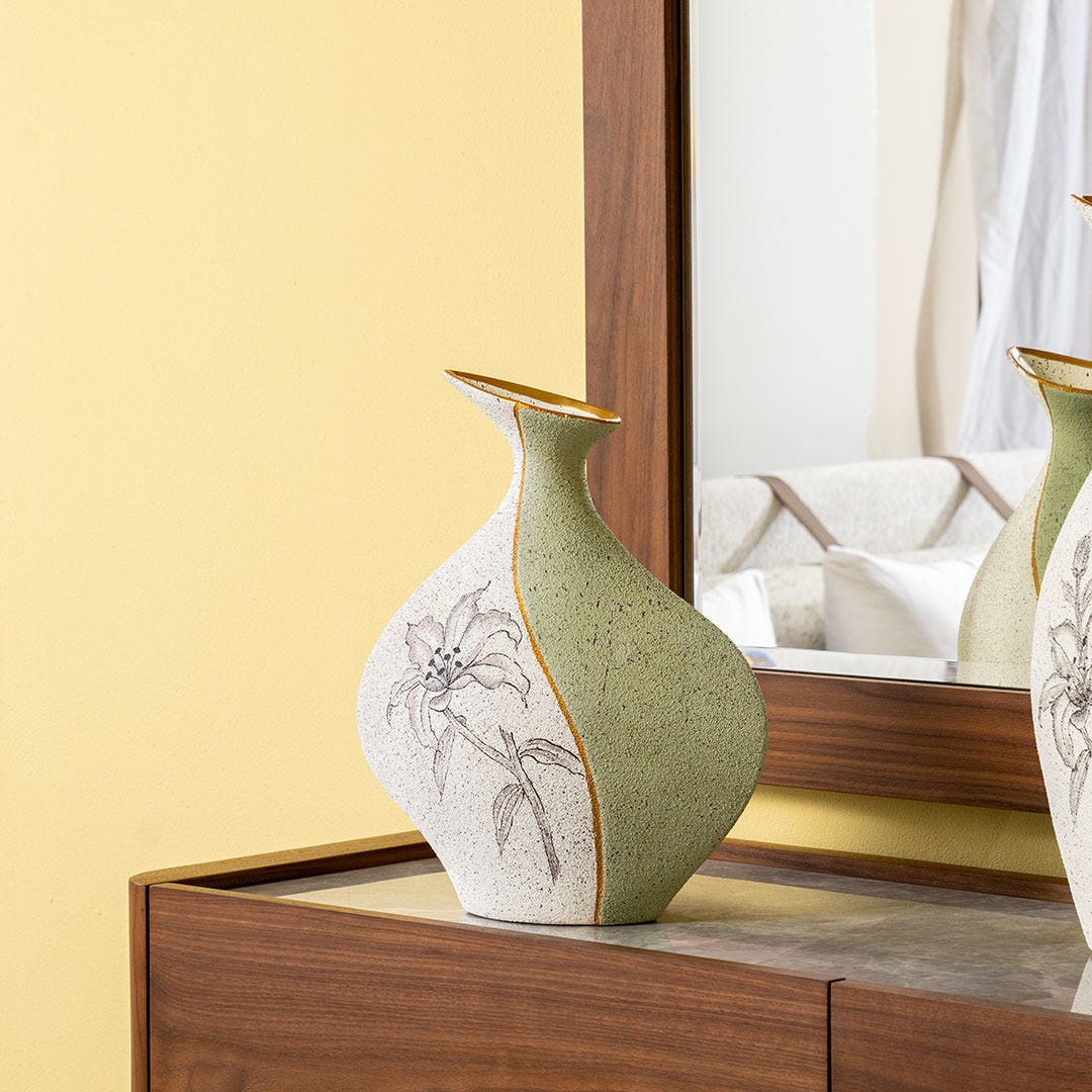 Quincy Ceramic Décor Vase - 30x39cm