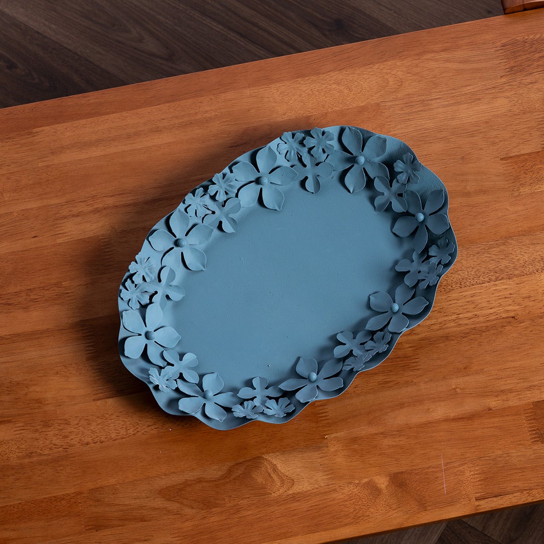 Ranah Décor Tray Grey -28cm