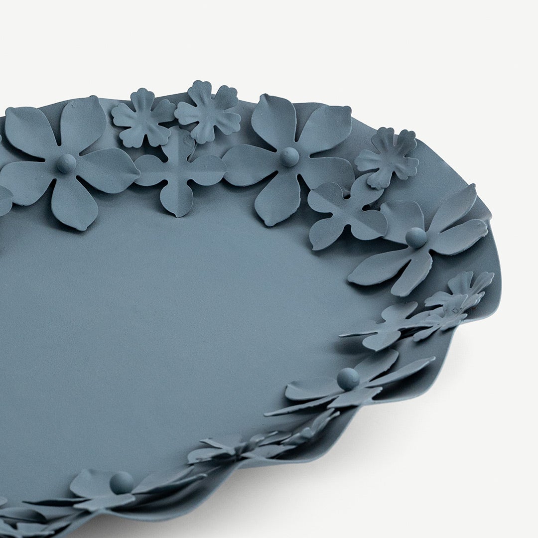 Ranah Décor Tray Grey -28cm