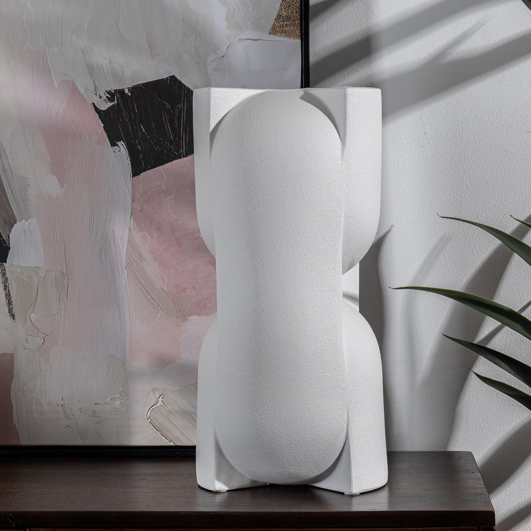 Rashford Ceramic Decor Vase -White