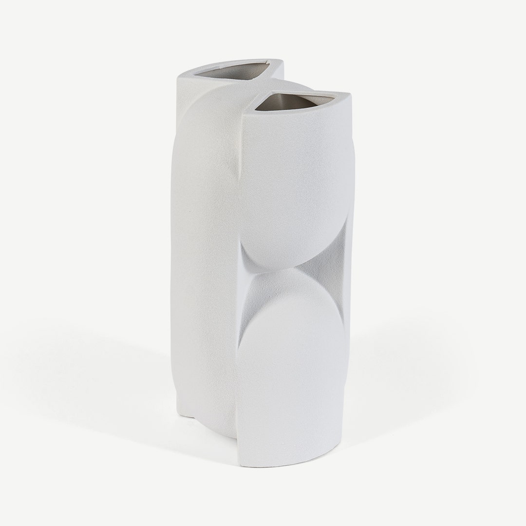 Rashford Ceramic Decor Vase -White