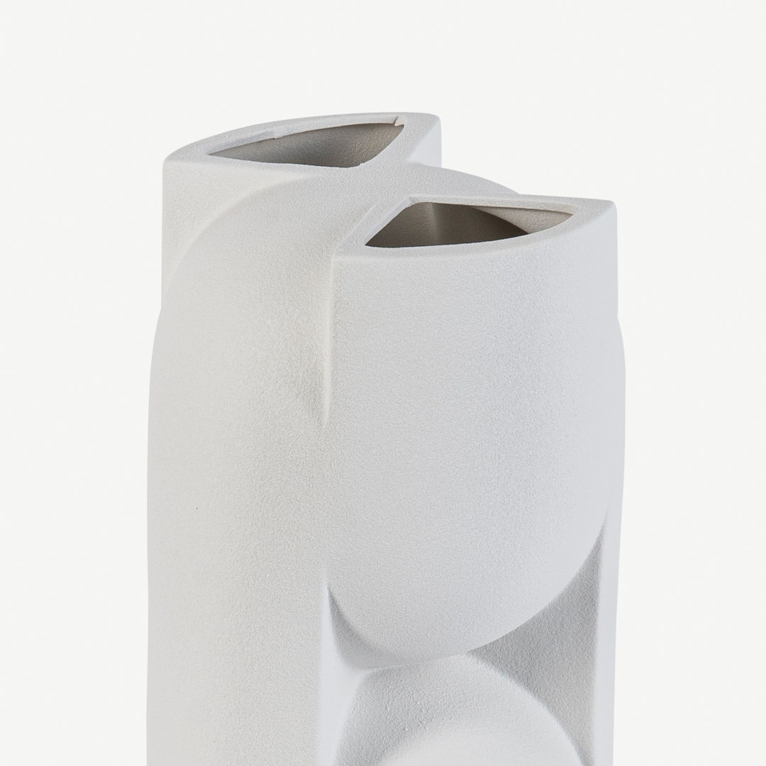 Rashford Ceramic Decor Vase -White