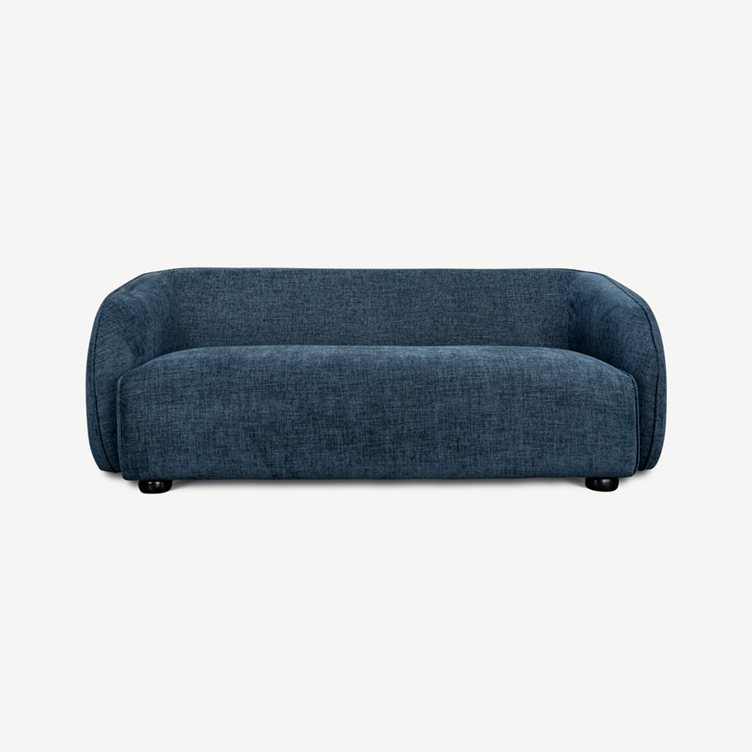 Navy 2 seater sale sofa