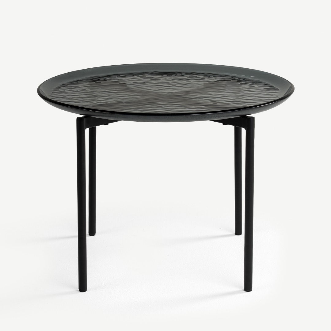 رواد طاولة جانبية - رمادي