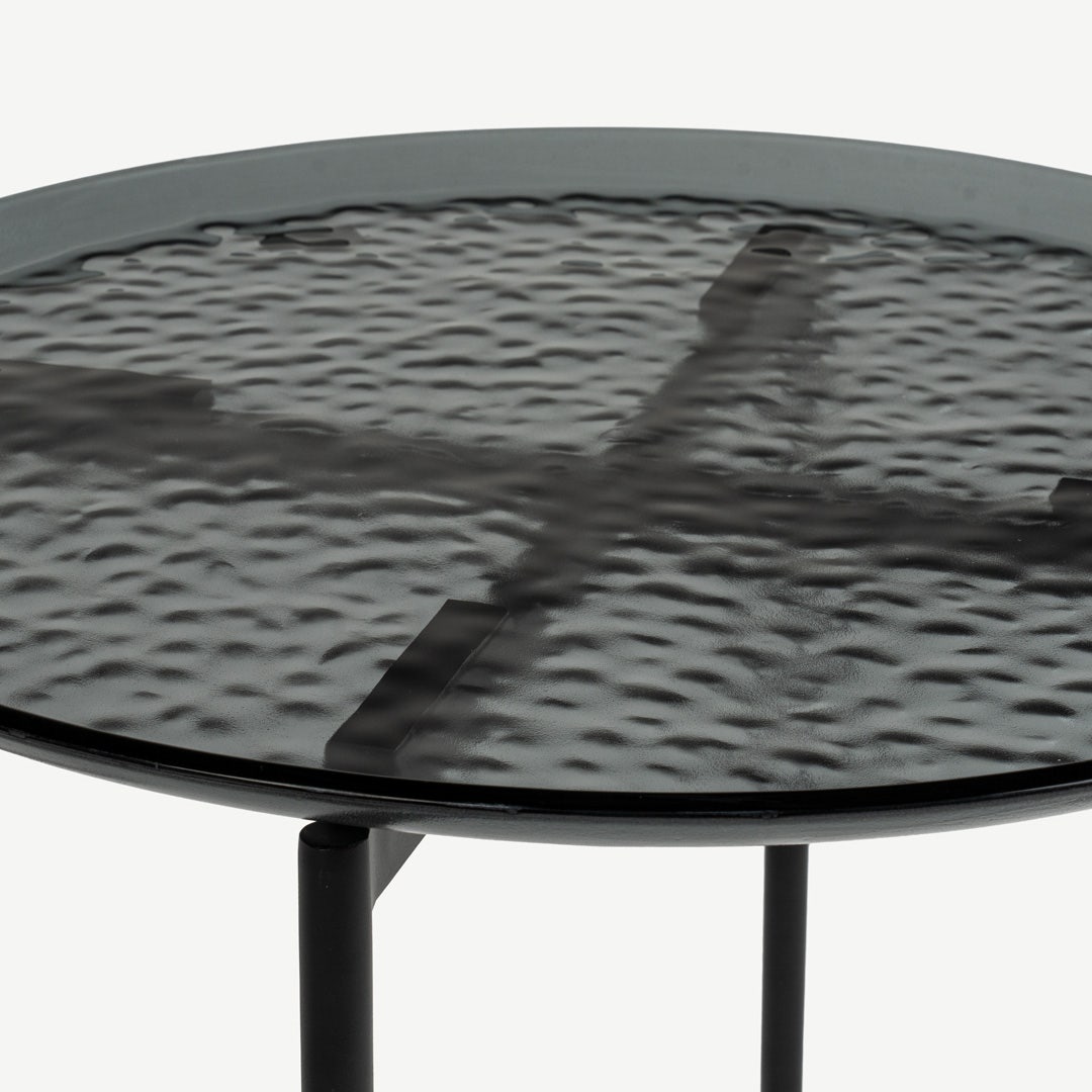 رواد طاولة جانبية - رمادي