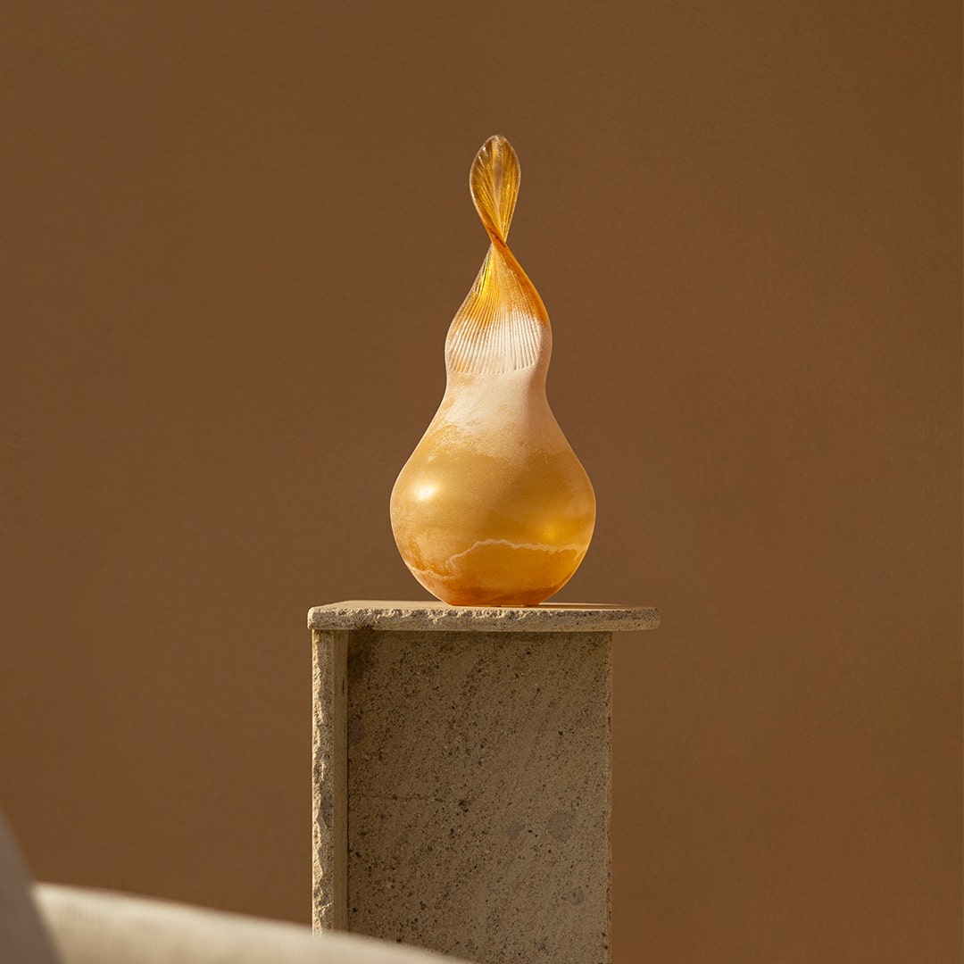 Rawda Glass Decor - Amber