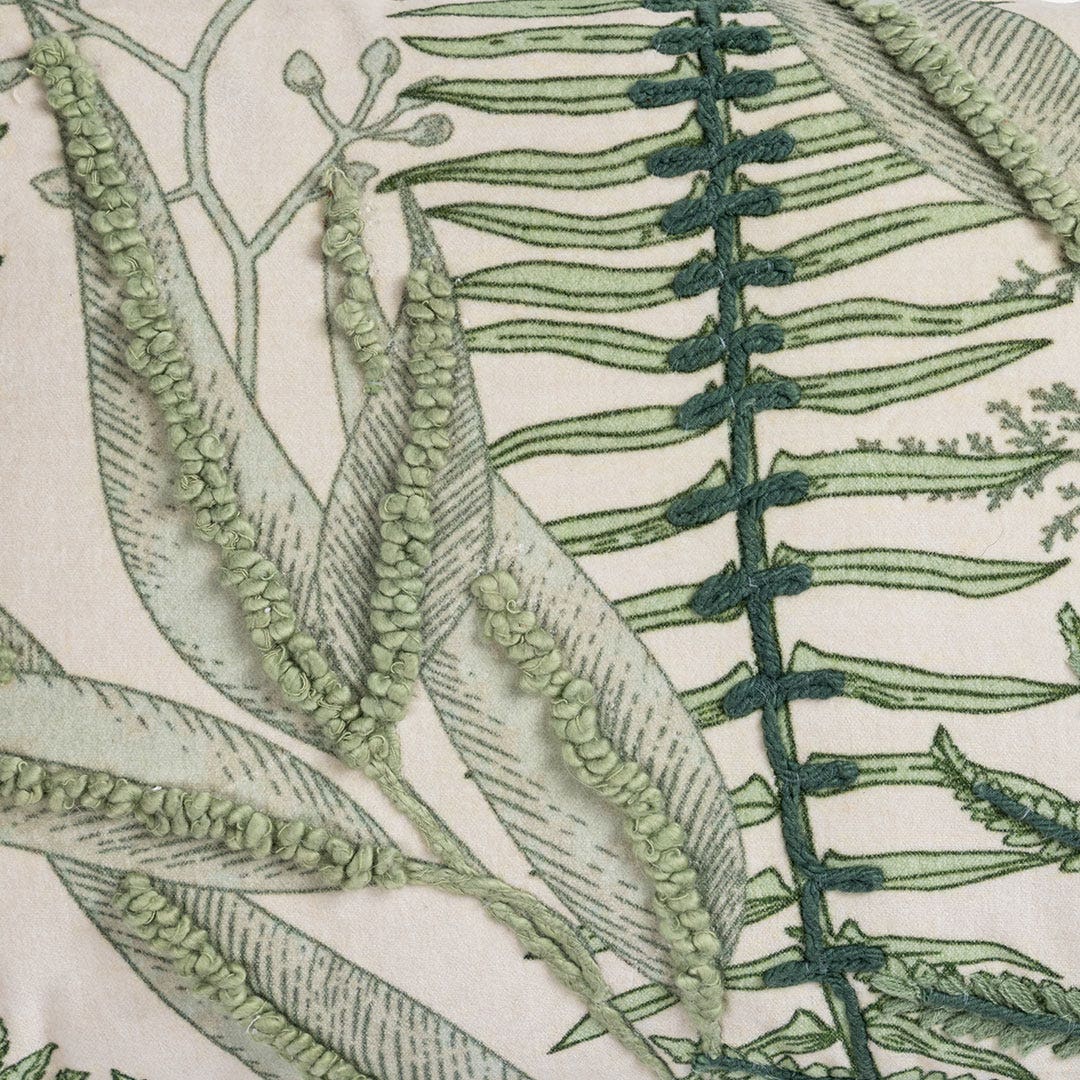 Rawen Embroidered Cushion -60x35cm