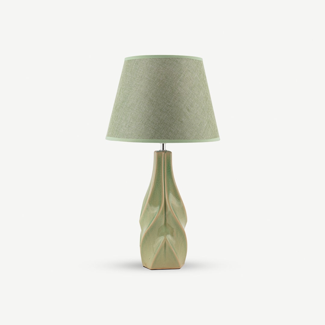 Green ceramic table lamp new arrivals