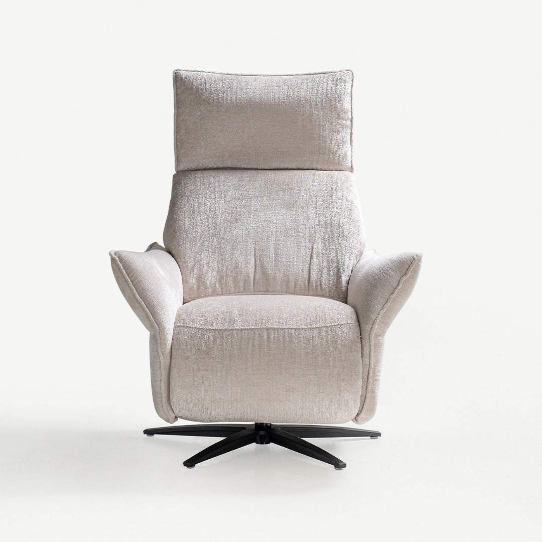 Renali Massage swivel Recliner Greige