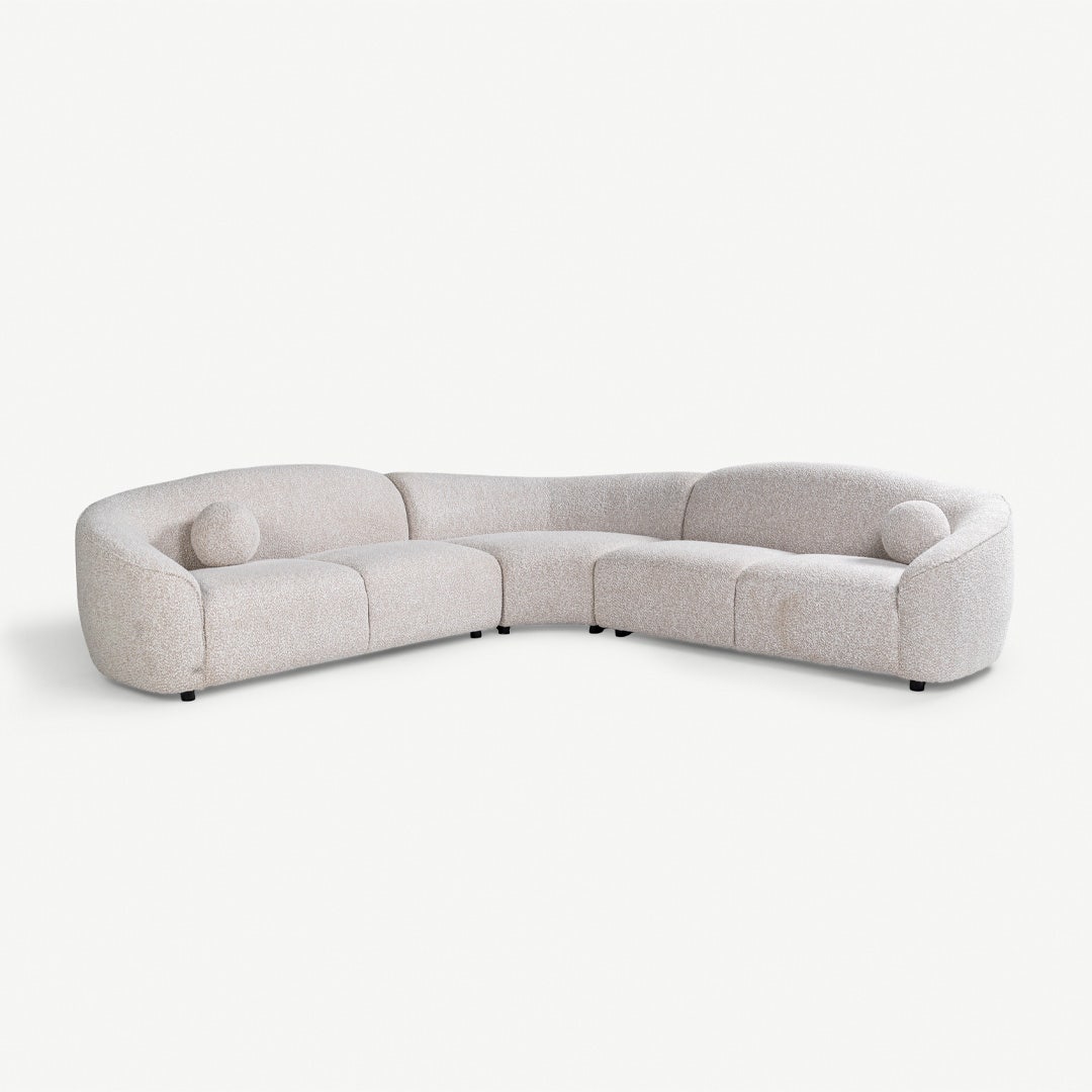 Reone Corner Sofa Beige
