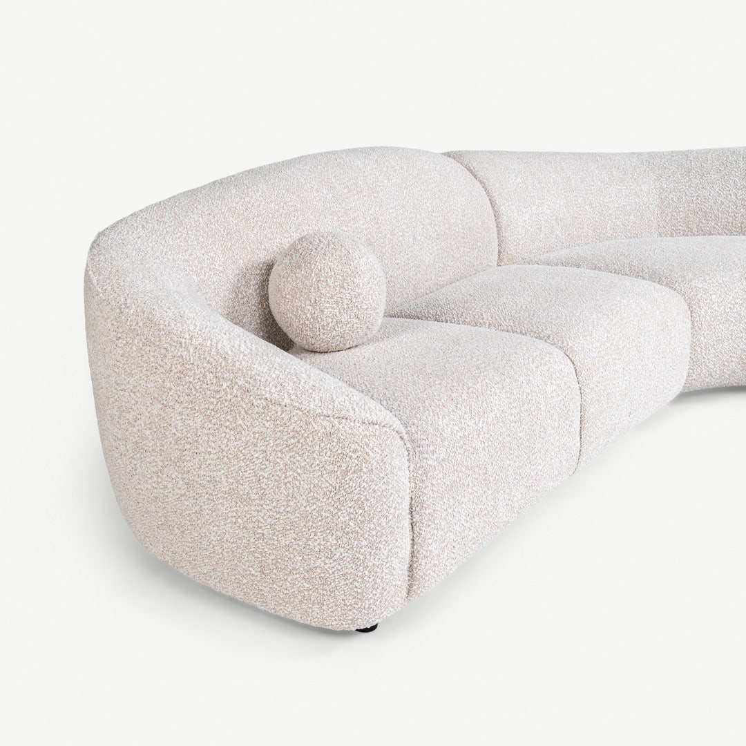 Reone Corner Sofa Beige