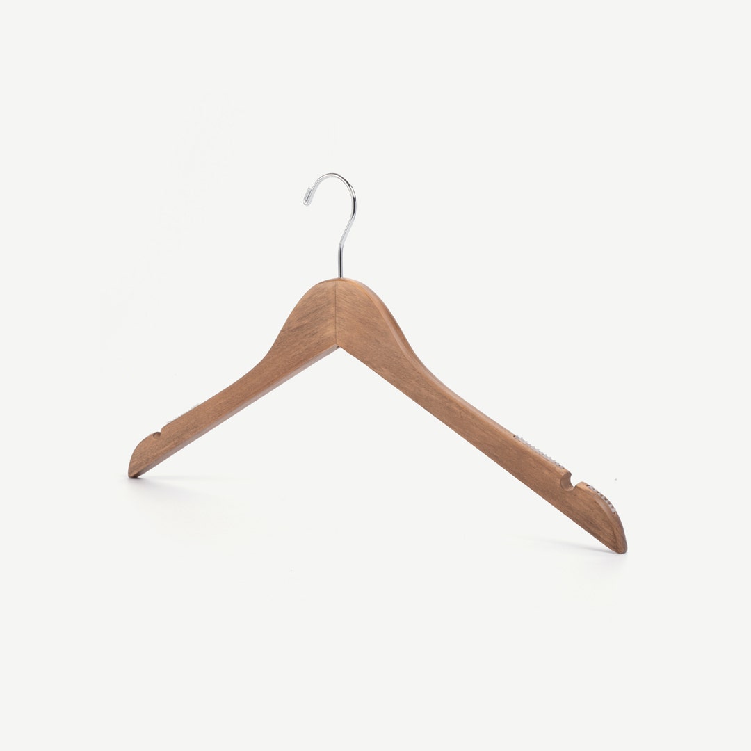 Revera Wooden Hanger Set of 3pcs -Walnut