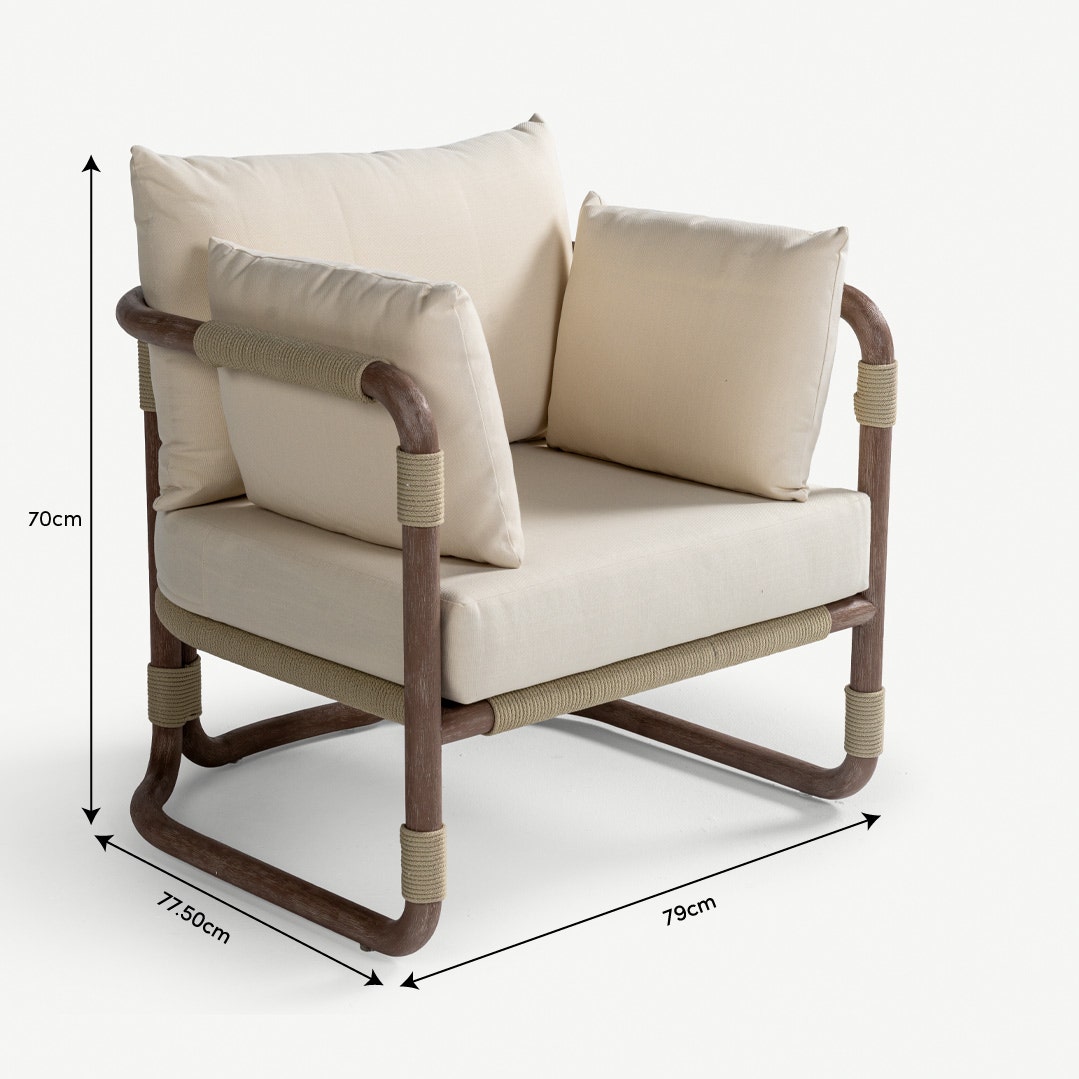 Revindale 1 Seater Sofa Natural