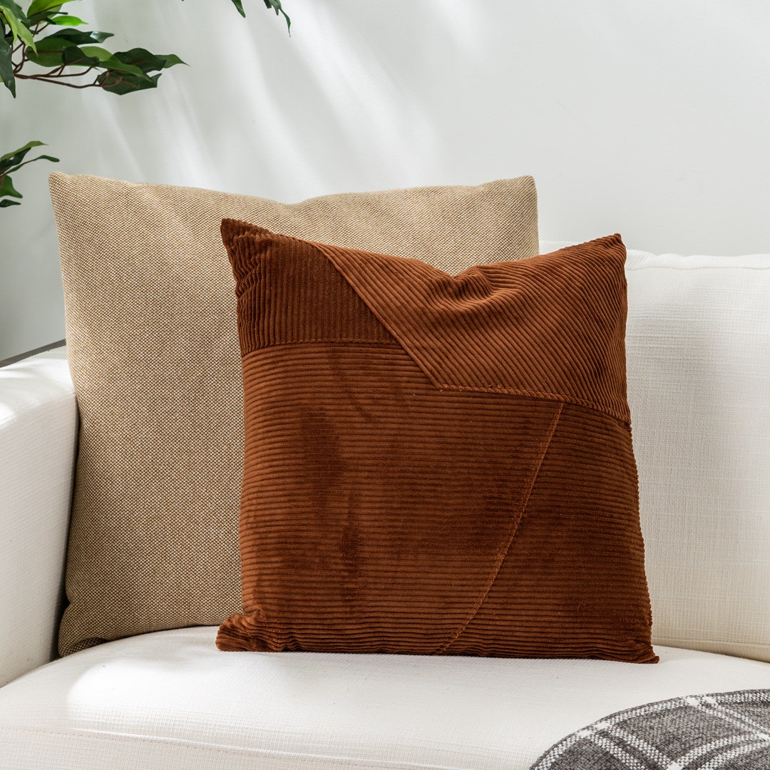 Rexis Filled Cushion -Terracotta