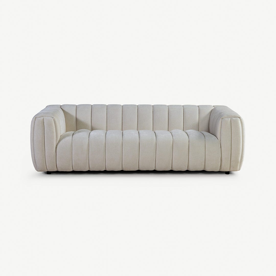 Reyoni 3 Seater Sofa Ivory