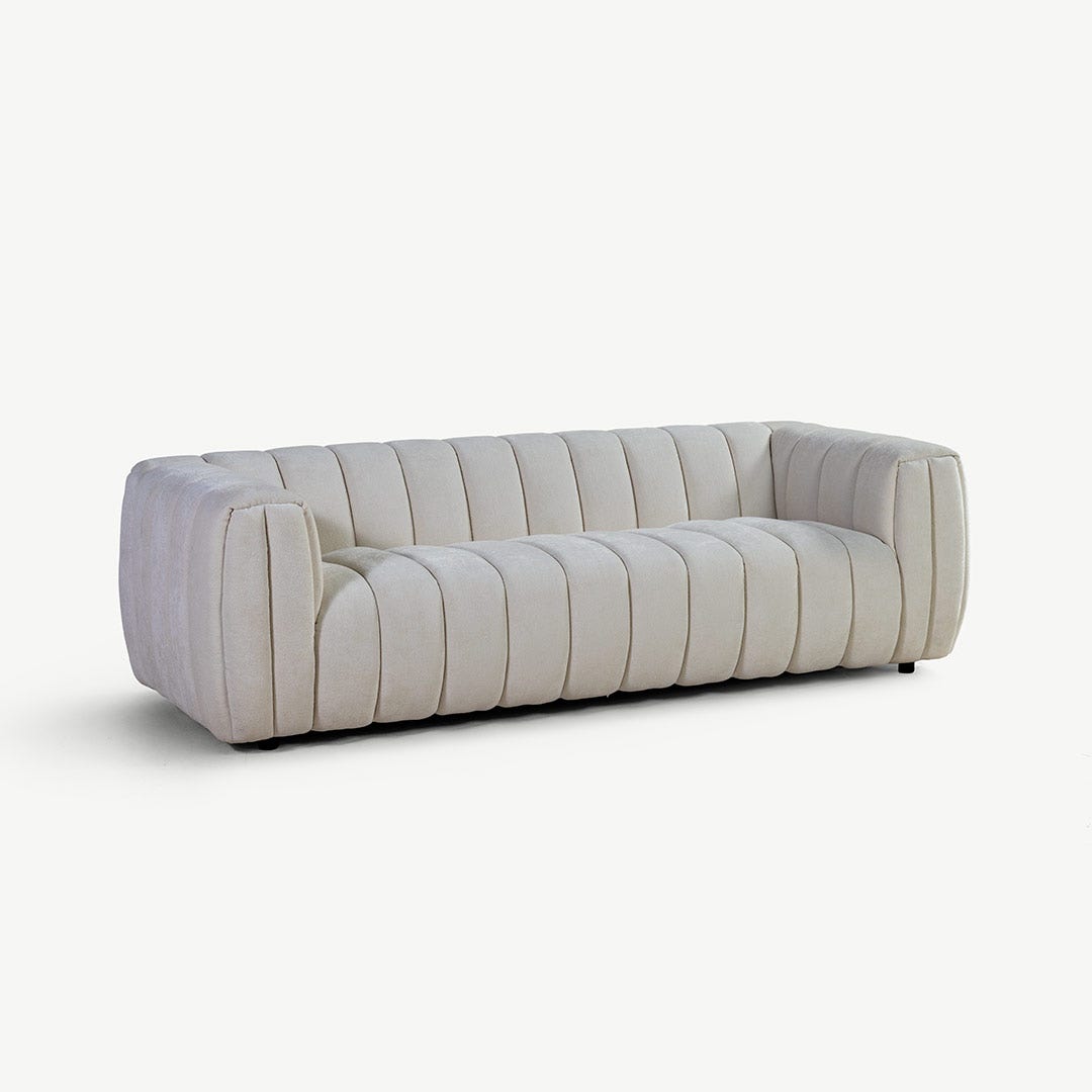 Reyoni 3 Seater Sofa Ivory