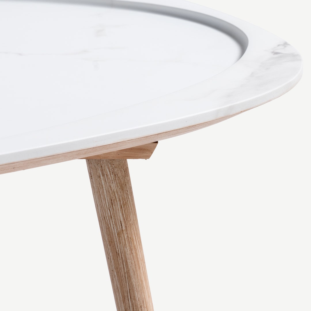 Rika Center Table White