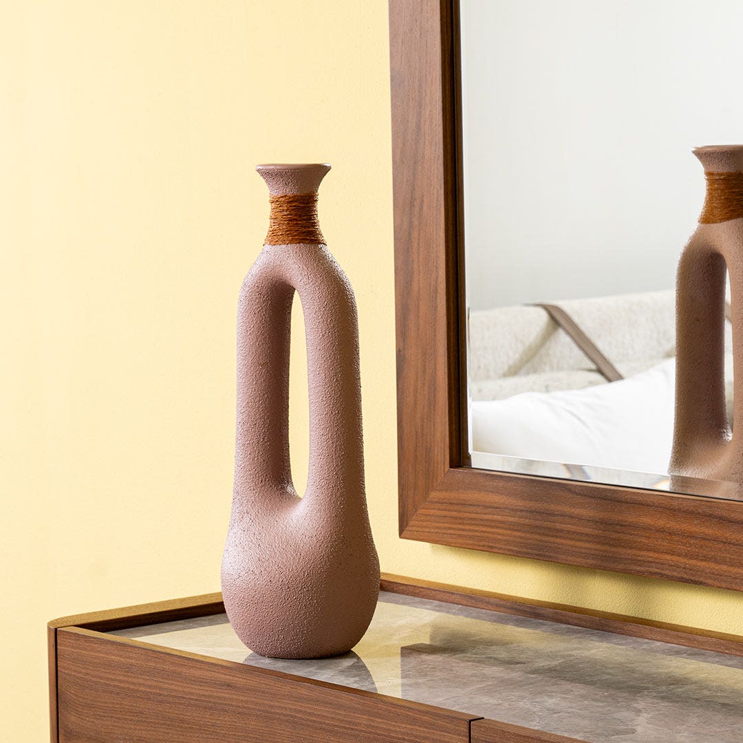 Riker Ceramic Décor Vase - 15x46cm