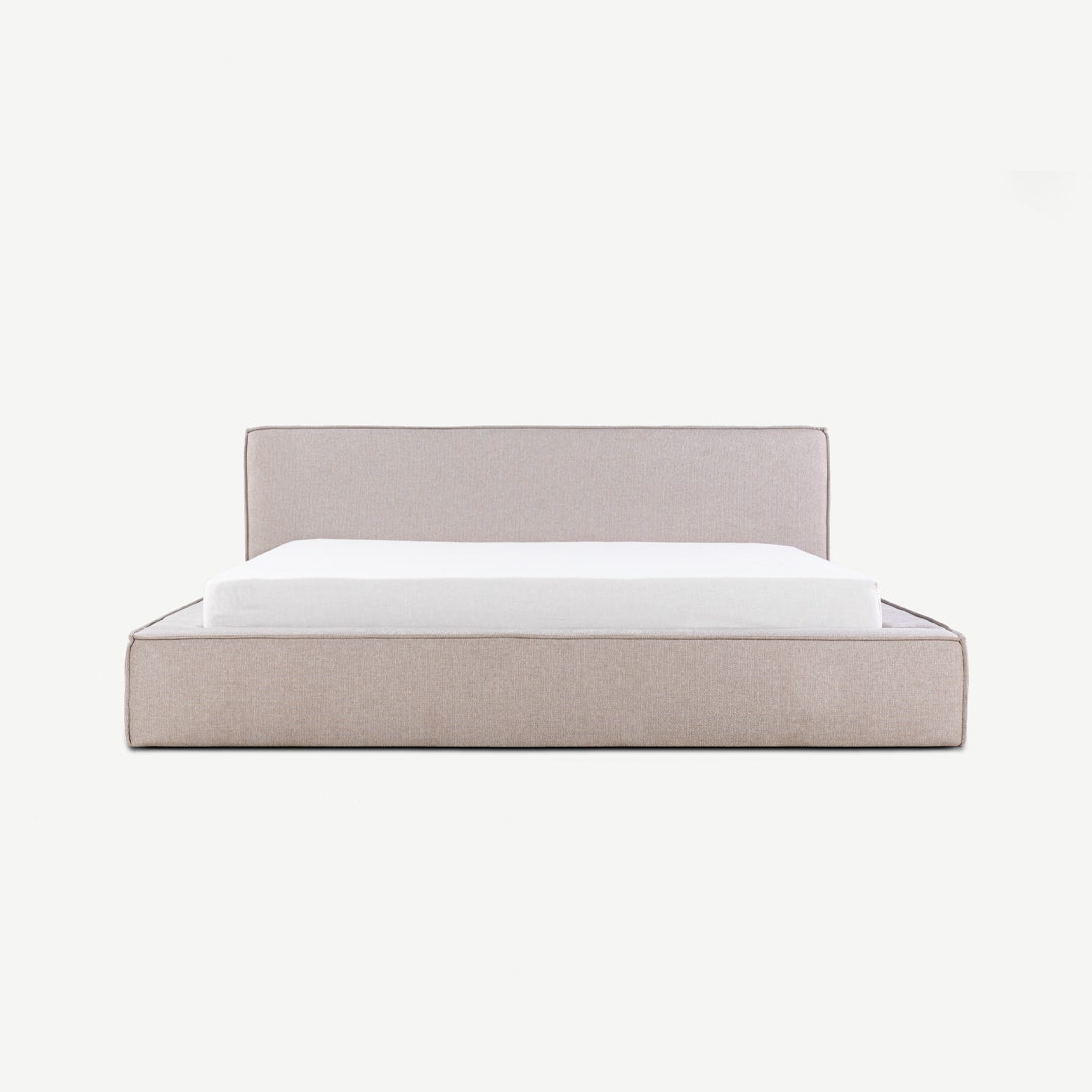 Riston King Bed 180X200cm Ecru