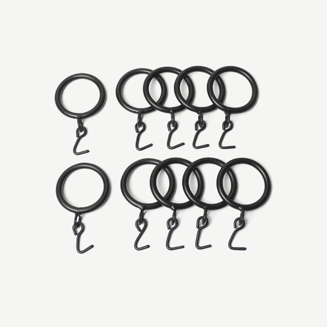 رودين طقم حلقات ستائر 10 قطع