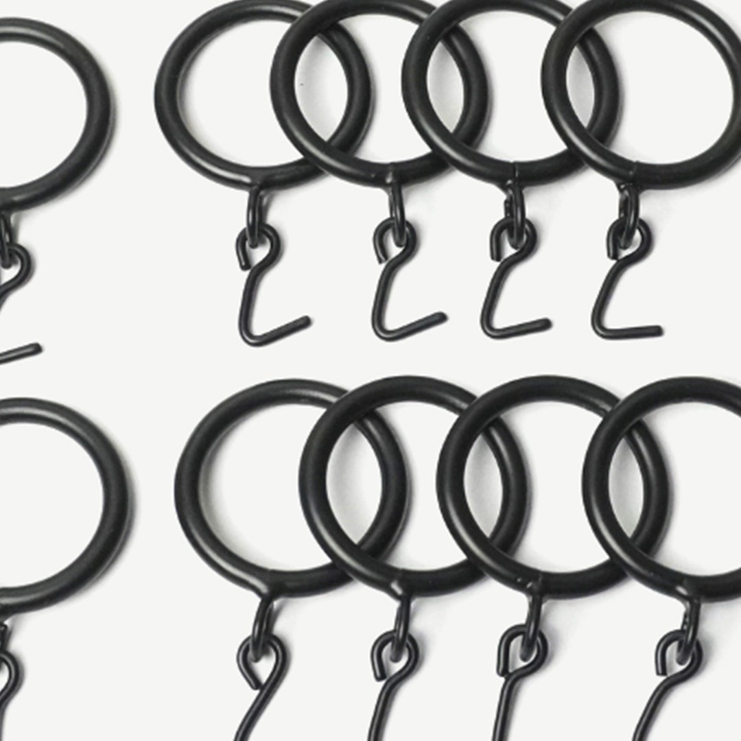 رودين طقم حلقات ستائر 10 قطع