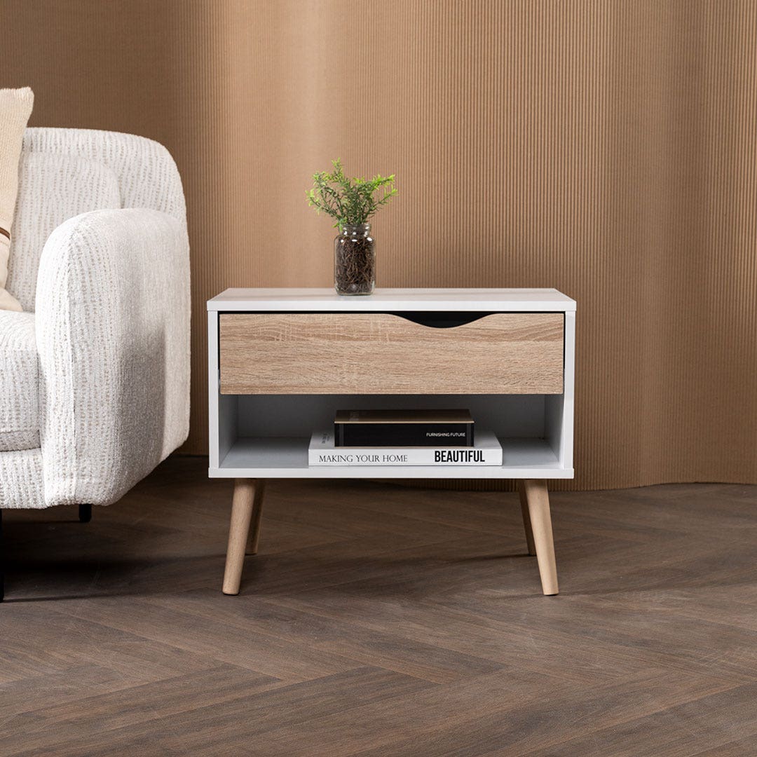 Rolanar End Table White