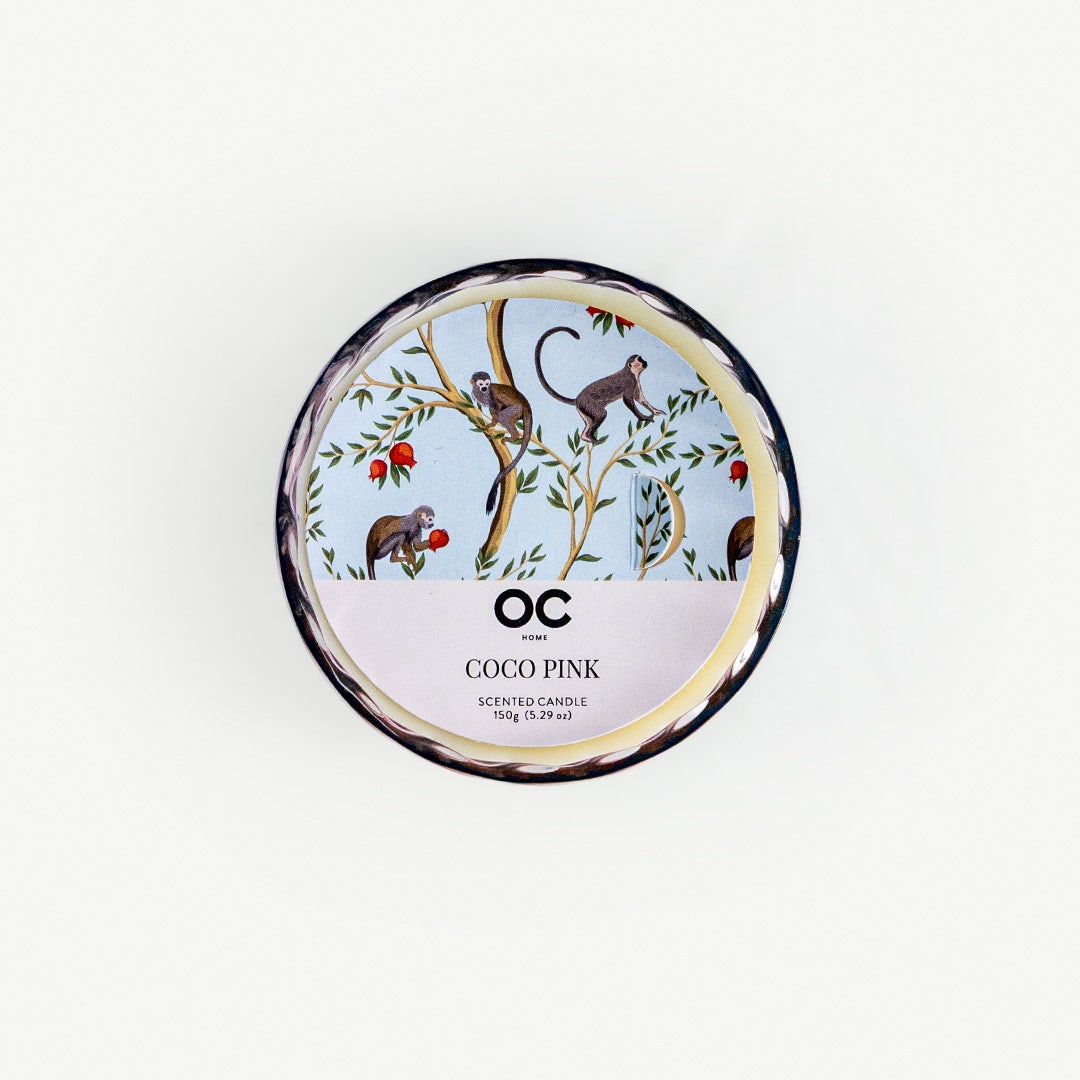 روليا شمعة في جرة - جوز الهند الوردي