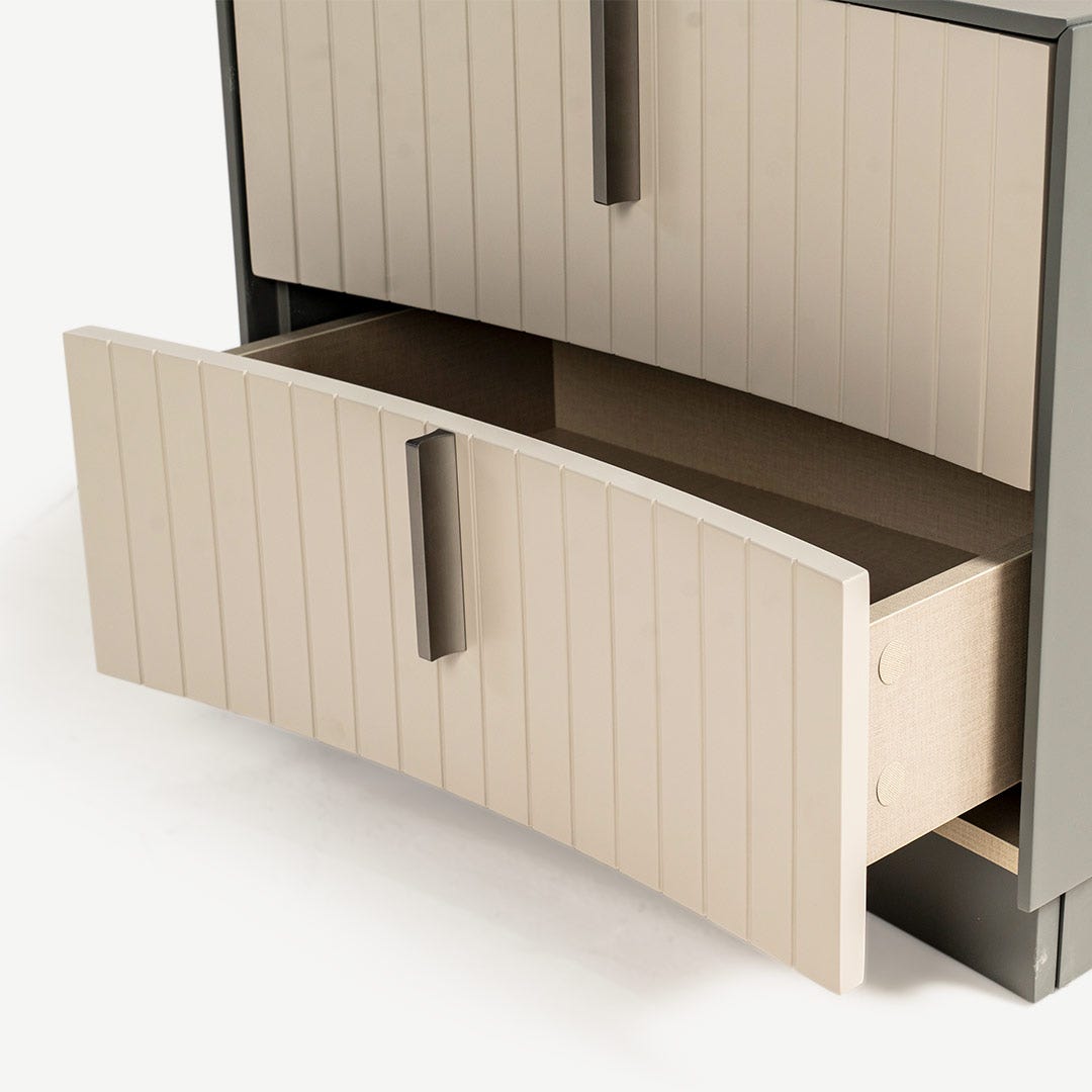 Rolien Bedside Table Multicolor