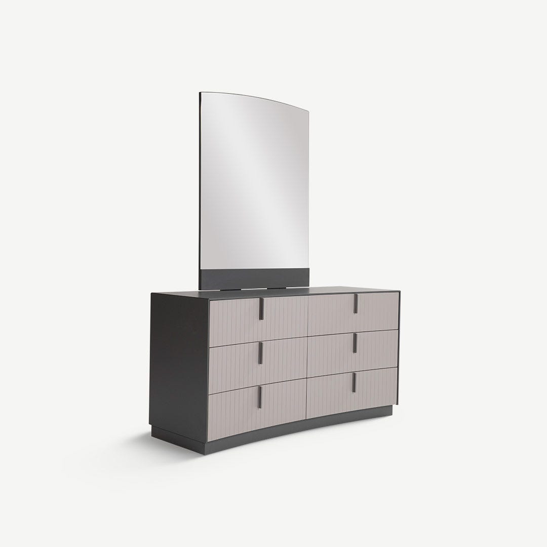 Rolien Dresser with Mirror Multi Color