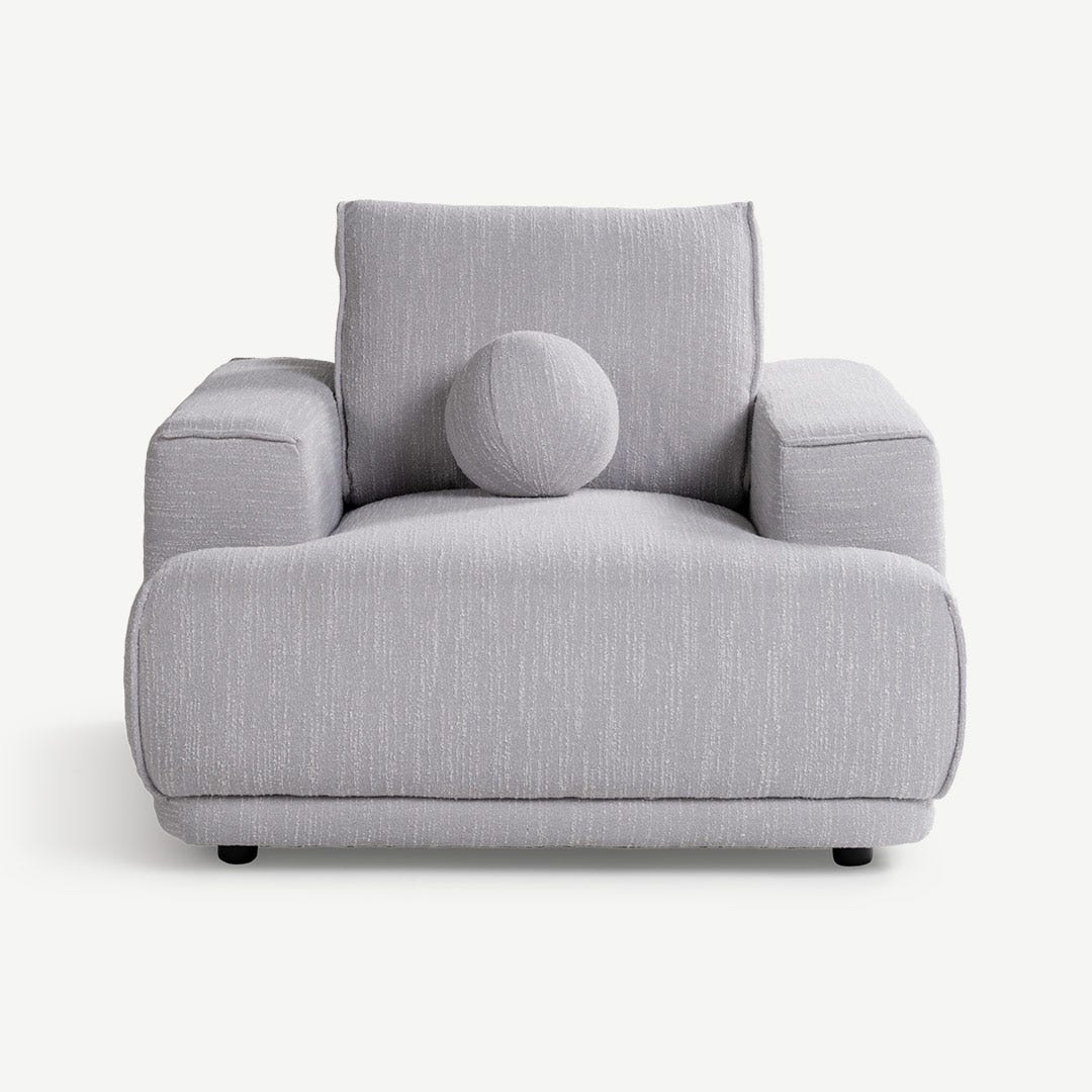 Rollien 1 Seater Sofa Grey