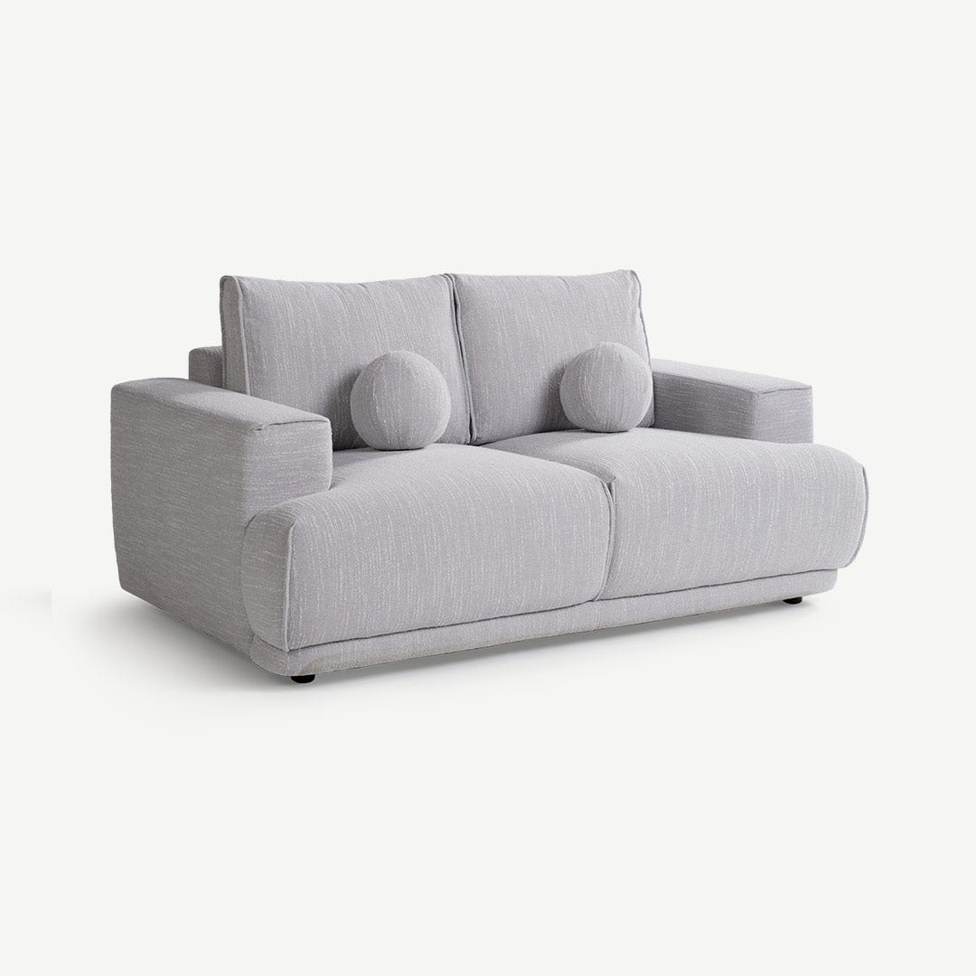 رولين كنبة مقعدين - رمادي