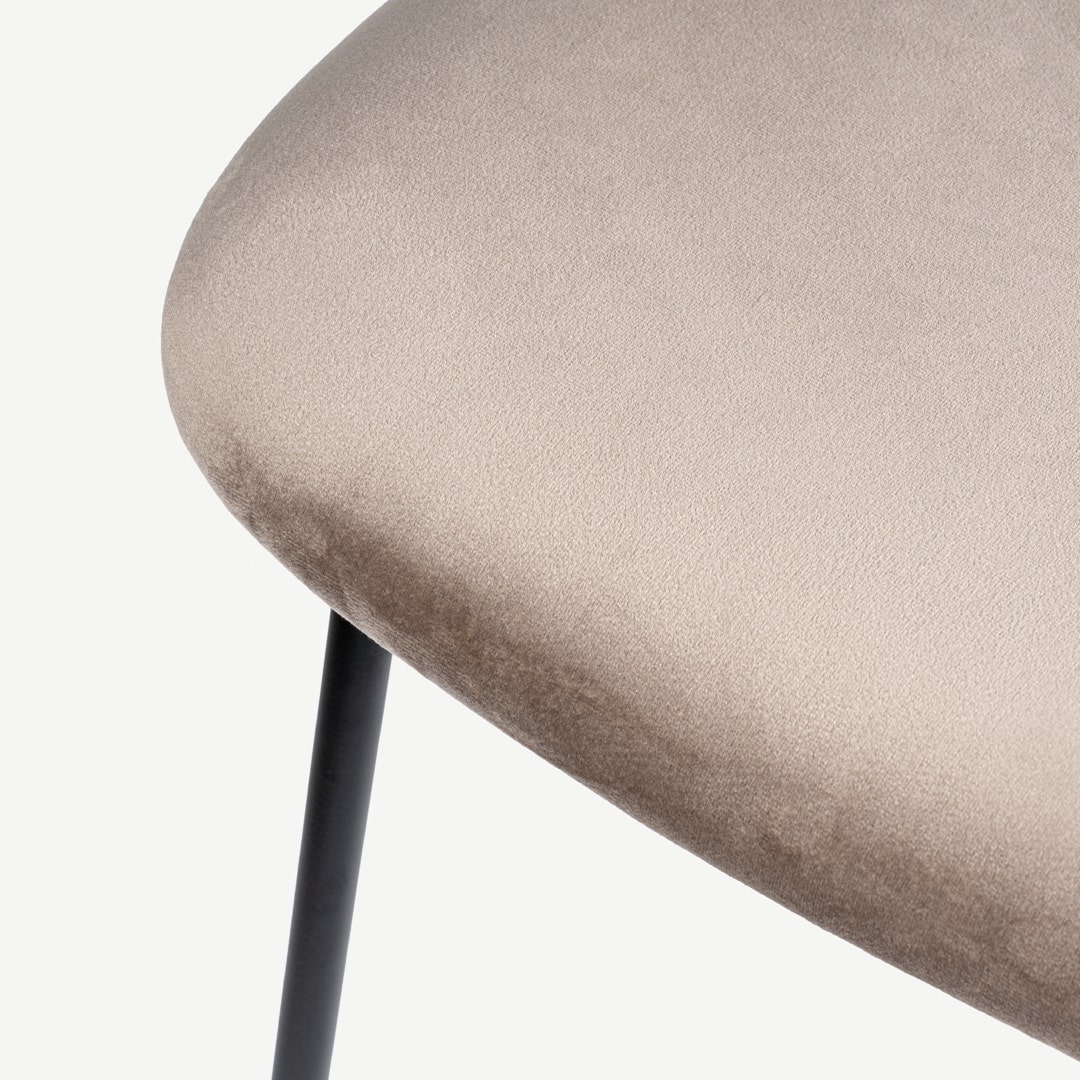 Roman Dining Chair Pastel Brown