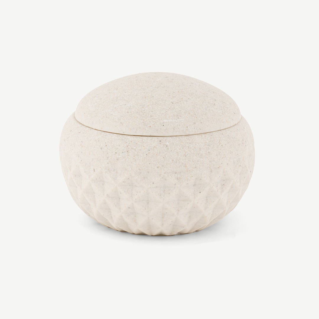 Rona Cotton Jar With Lid