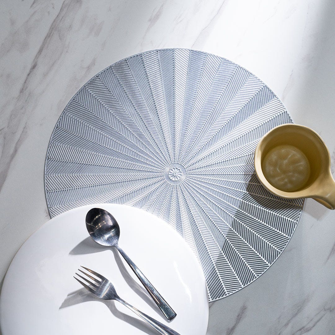 Rovene Placemat -Silver