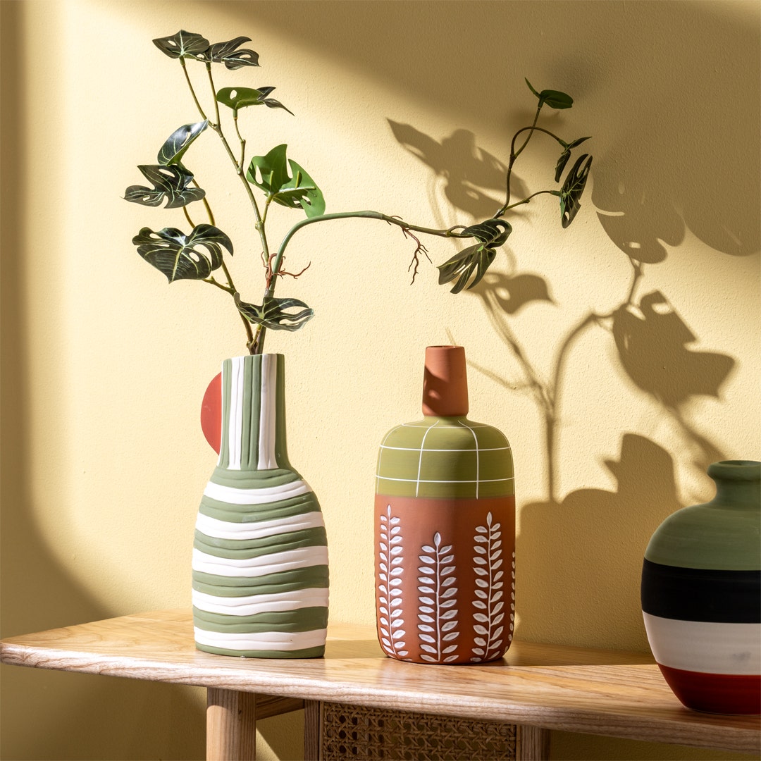 Rowaid Ceramic Vase -28cm