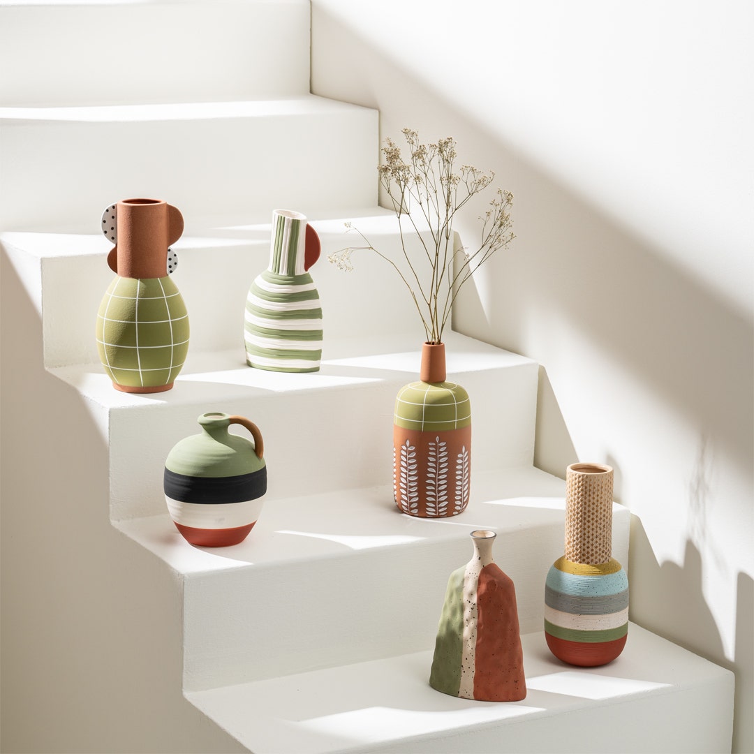 Rowaid Ceramic Vase -33cm