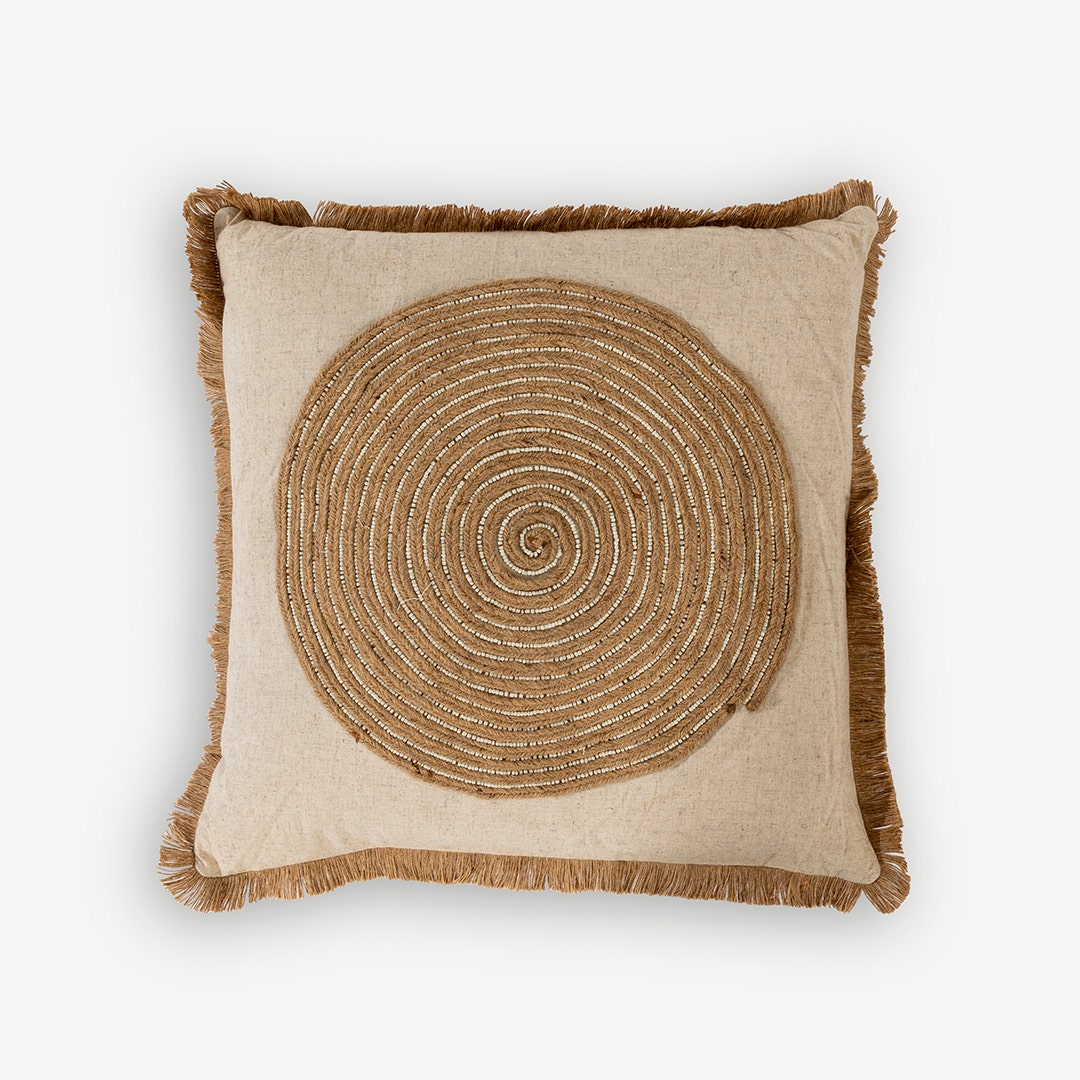 Embellished cushion hot sale