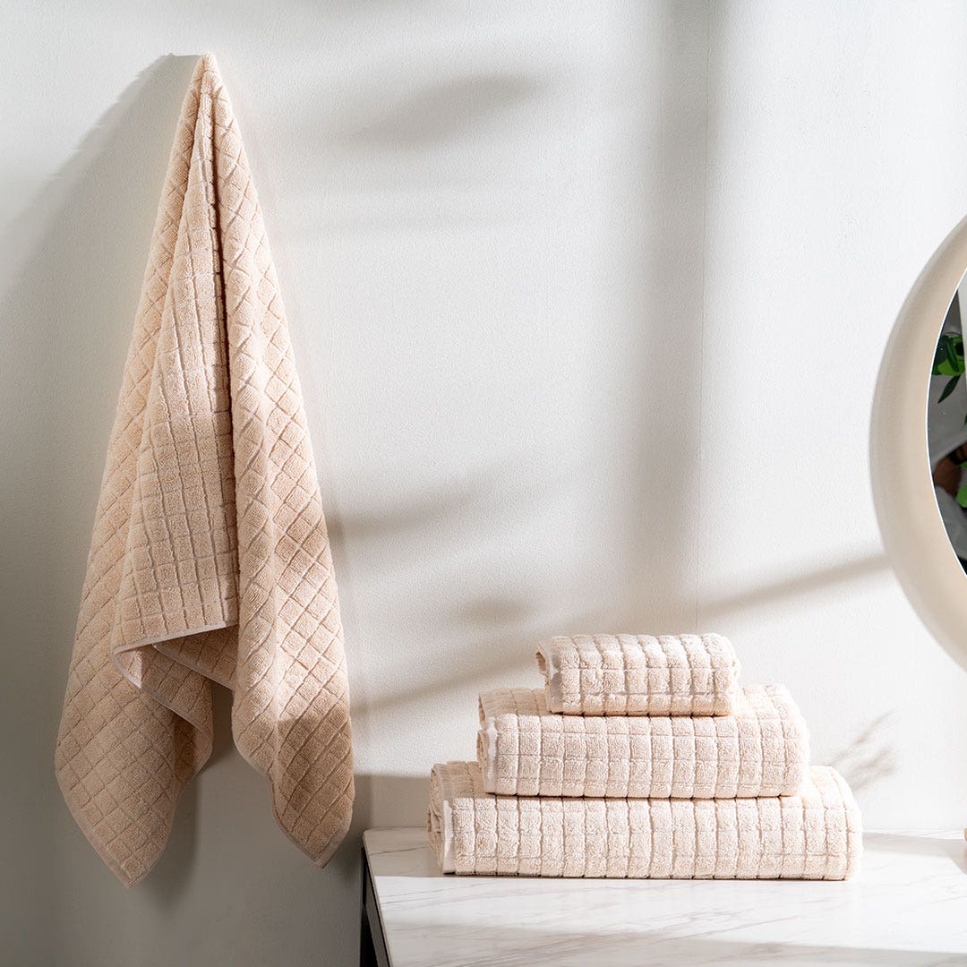 Royen Bath Sheet Cream -90x150cm