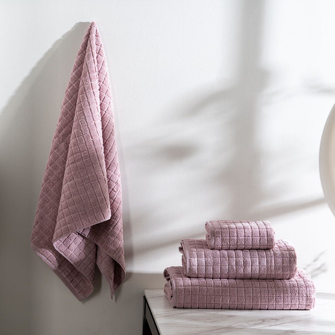 Royen Bath Sheet Dusty Pink -90x150cm