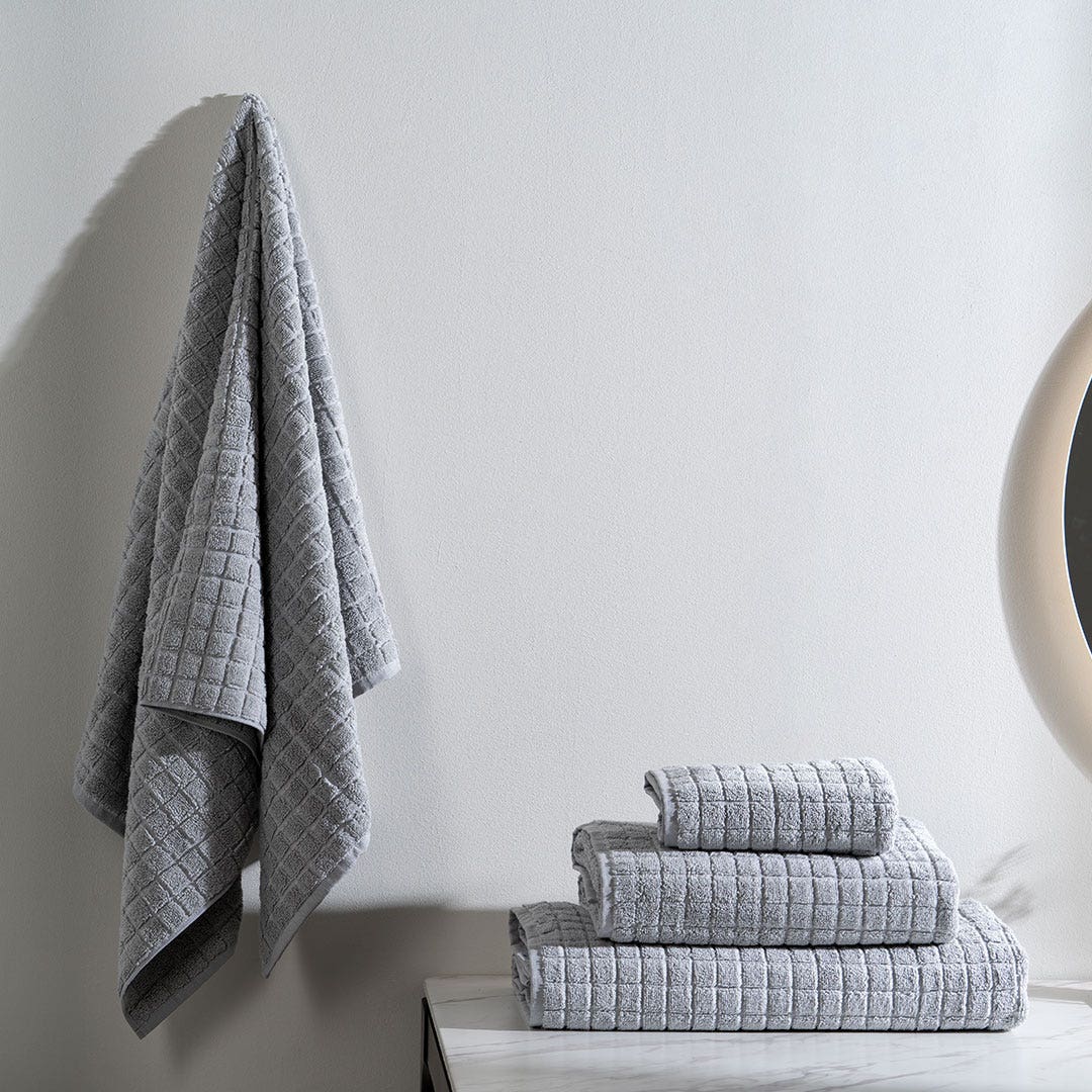 Royen Bath Sheet Pastel Grey -90x150cm