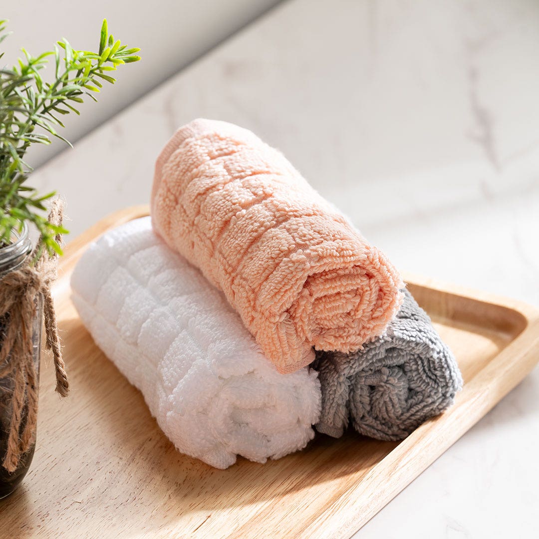 Royen Face Towel Coral -30x30cm