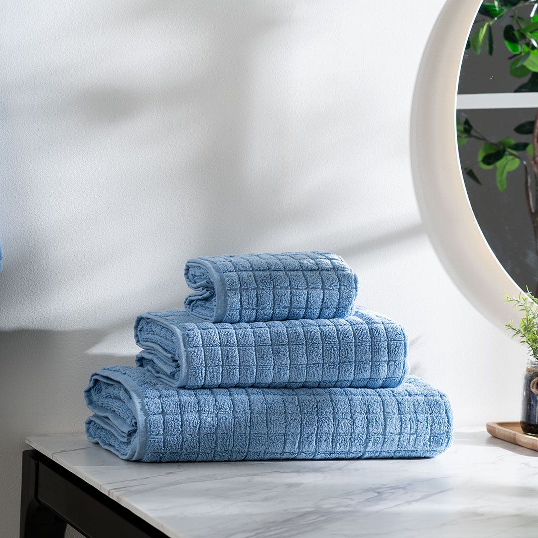 Royen Hand Towel Blue -50x90cm